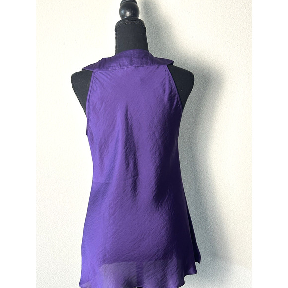 Women's Willi Smith Purple Sleeveless Top Blouse Size M - Picture 12 of 16